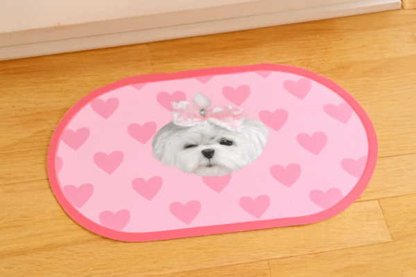 粉色爱心 Table mat