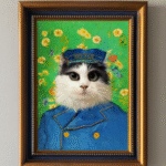 Retro style decorative painting